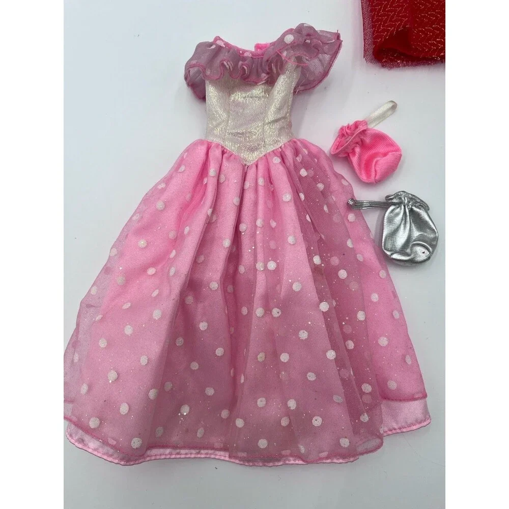 1996 Barbie Starlight Splendor Fashion Lot 6 Gowns Purses Mattel 68607